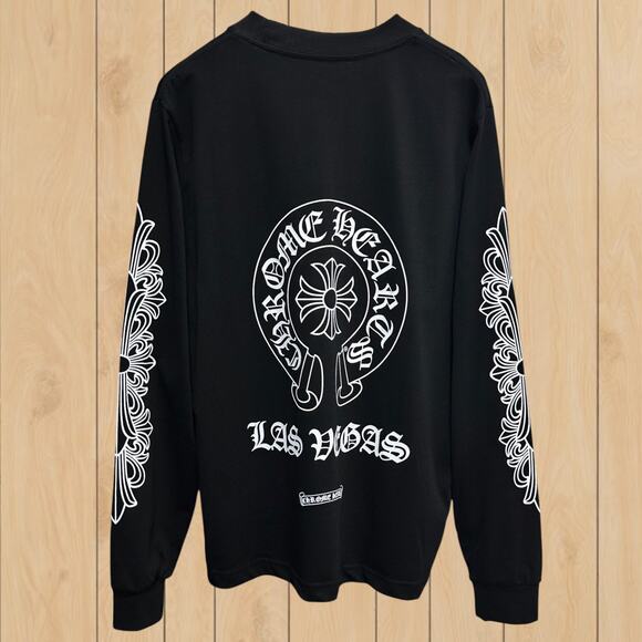 Chrome Hearts Men's Classic Black Long Sleeve - Picture 2 of 4